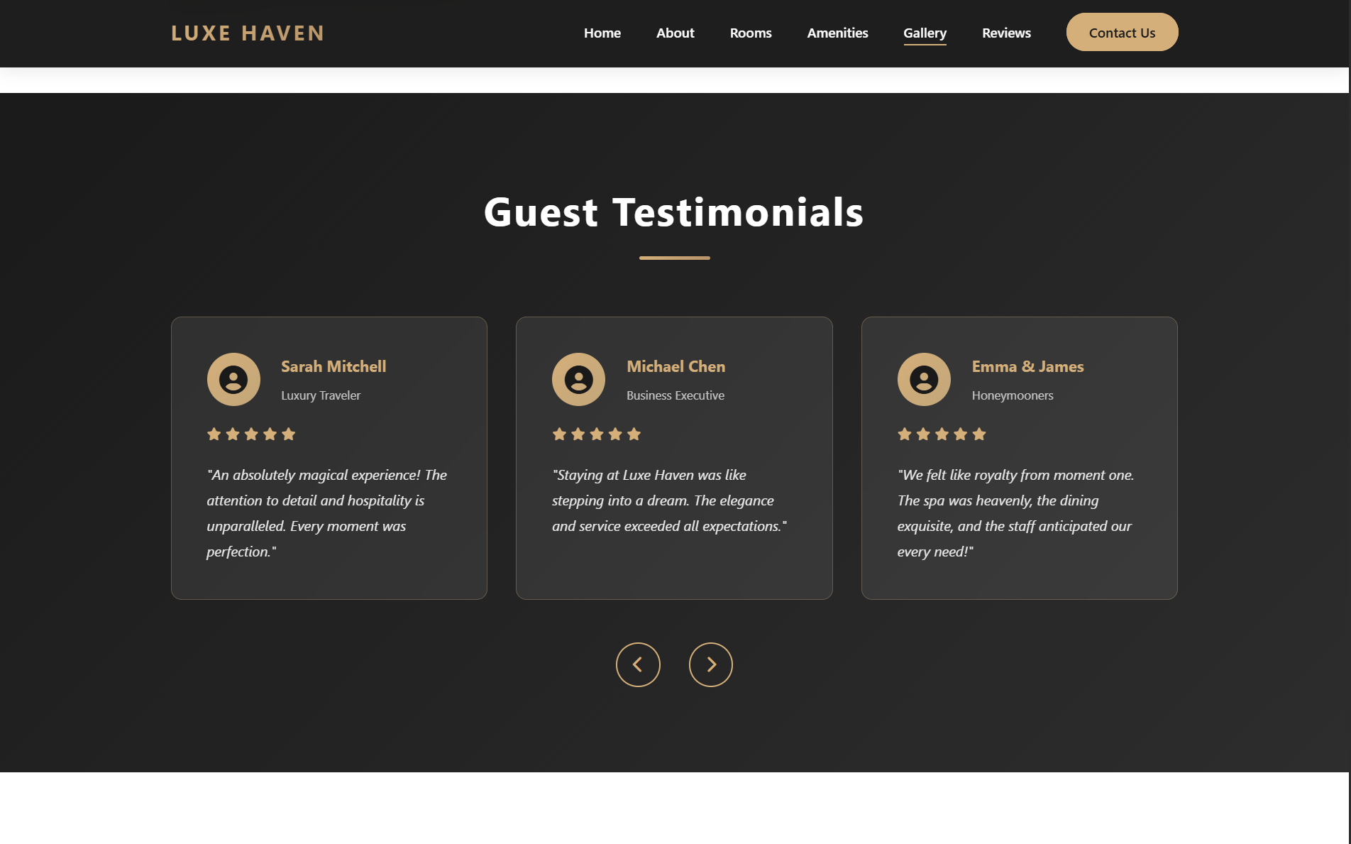Website preview part 6